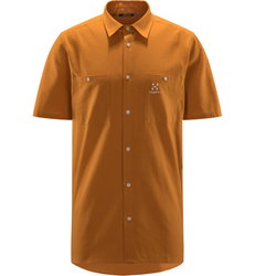 Haglöfs Curious Hemp SS Shirt – Cămașă cu mânecă scurtă din bumbac organic și cânepă - Galben Desert Yellow