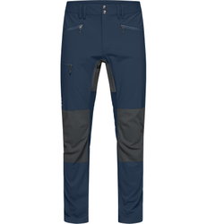 Haglöfs Lite Slim Pant – Pantaloni de drumeție ușori - Albastru închis Tarn Blue/Magnetite