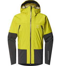 Haglöfs L.I.M Hybrid Touring Hood – Geacă hibridă pentru tură de schi - Verde Aurora/Magnetite