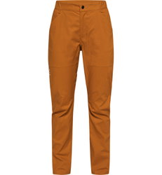 Haglöfs ROC Hemp Pant W – Pantaloni de cățărare din bumbac organic și cânepă - Galben Golden Brown