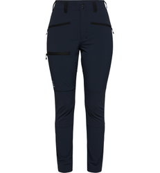 Haglöfs Mid Slim Pant W – Pantaloni softshell outdoor - Albastru închis Tarn blue/True black