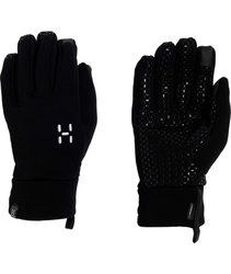 Haglöfs Power Stretch Grip Glove – Mănuși elastice ușoare - Negru True Black