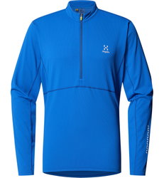 Haglöfs L.I.M Tempo Trail Halfzip – Bluză de alergare trail cu fermoar scurt - Albastru Electric Blue