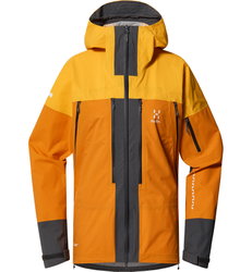 Haglöfs L.I.M Touring PROOF Jacket W – Geacă impermeabilă pentru tură de schi - Galben Sunny Yellow/Desert Yellow
