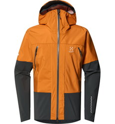 Haglöfs L.I.M Hybrid Touring Hood – Geacă hibridă pentru tură de schi - Galben Desert Yellow/Magnetite