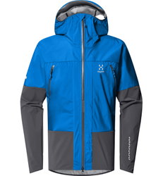 Haglöfs L.I.M Hybrid Touring Hood – Geacă hibridă pentru tură de schi - Albastru Electric Blue/Tarn Blue