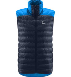 Haglöfs L.I.M Down Vest – Vestă din puf ușoară - Albastru închis Tarn Blue/Nordic Blue