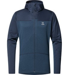 Haglöfs ROC Flash Mid Hood – Hanorac tehnic de cățărare - Albastru închis Tarn Blue