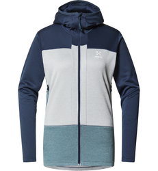 Haglöfs ROC Flash Mid Hood W – Hanorac tehnic de cățărare - Albastru