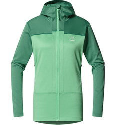 Haglöfs ROC Flash Mid Hood W – Hanorac tehnic de cățărare - Verde