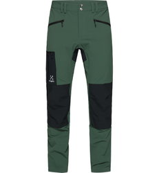Haglöfs Rugged Slim Pant – Pantaloni softshell outdoor - Verde/negru Fjell green/True black