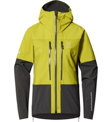 Haglöfs L.I.M Hybrid Touring Hood W – Geacă hibridă pentru tură de schi - Verde Aurora/Magnetite