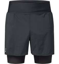 Haglöfs L.I.M Intense Trail 2-in-1 Shorts – Pantaloni scurți 2 în 1 de alergare montană - Negru True Black
