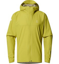 Haglöfs L.I.M Tempo Trail Proof Jacket – Geacă impermeabilă ultraușoară de alergare trail - Verde Aurora