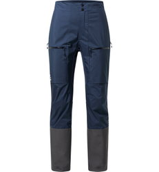 Haglöfs L.I.M Hybrid Touring Pant W – Pantaloni hibrizi pentru tură de schi - Albastru închis Tarn Blue