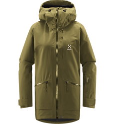 Haglöfs Lumi Insulated Parka W – Parka izolată impermeabilă - Verde Olive Green