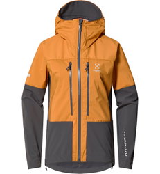 Haglöfs L.I.M Hybrid Touring Hood W – Geacă hibridă pentru tură de schi - Galben Desert Yellow/Magnetite