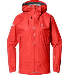 Haglöfs L.I.M GTX Jacket W – Geacă GORE-TEX Paclite ultraușoară - Roșu Poppy Red