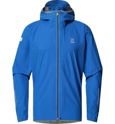 Haglöfs L.I.M Tempo Trail Proof Jacket – Geacă impermeabilă ultraușoară de alergare trail - Albastru Electric Blue