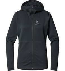Haglöfs Lark Mid Hood W – Hanorac outdoor - Negru True Black