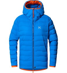 Haglöfs Spitz Down Hood W – Geacă din puf elastică cu glugă - Albastru Electric Blue