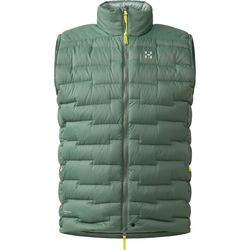 Haglöfs ROC Flash Down Vest – Vestă tehnică din puf - Verde Chlorophyll Green
