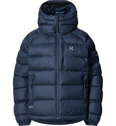 Haglöfs Rosson Down Hood W – Geacă din puf cu glugă - Albastru închis Tarn Blue