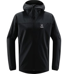 Haglöfs Move Softshell Hood – Geacă softshell cu glugă - Negru True Black