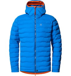 Haglöfs Spitz Down Hood – Geacă din puf elastică cu glugă - Albastru Electric Blue