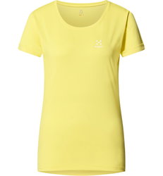 Haglöfs Ridge Hike Tee W – Tricou tehnic de drumeție - Galben Pale Yellow
