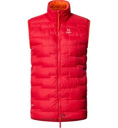 Haglöfs ROC Flash Down Vest W – Vestă tehnică din puf - Roșu Bright Red