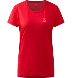 Haglöfs Ridge Hike Tee W – Tricou tehnic de drumeție - Roșu Bright Red