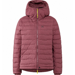 Haglöfs Spitz Down Hood W – Geacă din puf elastică cu glugă - Roz Misty Mauve