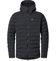 Haglöfs Spitz Down Hood – Geacă din puf elastică cu glugă - Negru True Black