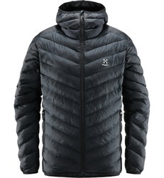 Haglöfs Särna Mimic Hood – Geacă izolată Mimic cu glugă - Negru True Black