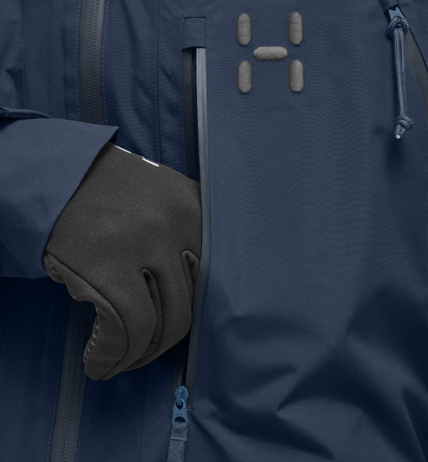 Haglöfs Latnja GTX Insulated Jacket – Geacă de schi izolată GORE-TEX - Albastru închis Tarn Blue