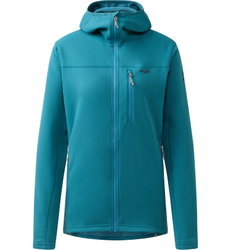 Haglöfs Rosson Mid Hood W – Hanorac strat intermediar - Albastru Mountain Teal