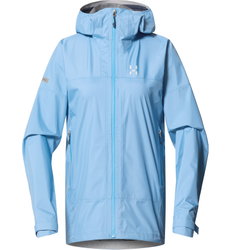 Haglöfs L.I.M Airak 2,5L Jacket W – Geacă impermeabilă ultraușoară 2,5 straturi - Albastru deschis Sky Blue