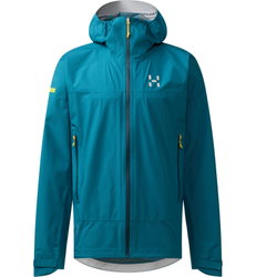 Haglöfs L.I.M Airak 2,5L Jacket – Geacă impermeabilă ultraușoară 2,5 straturi - Albastru Deep Teal