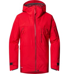 Haglöfs Latnja GTX Insulated Jacket W – Geacă de schi izolată GORE-TEX - Roșu Bright Red