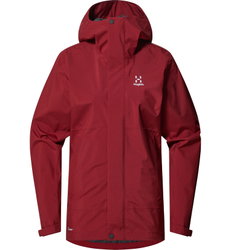 Haglöfs Koyal Proof Jacket W – Geacă de ploaie - Roșu Carmine Red