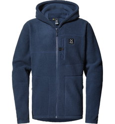 Haglöfs Malung Pile Hood – Hanorac fleece pufos - Albastru închis Tarn Blue
