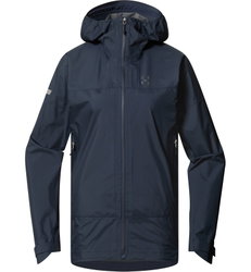 Haglöfs L.I.M Airak 2,5L Jacket W – Geacă impermeabilă ultraușoară 2,5 straturi - Albastru închis Tarn Blue