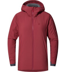 Haglöfs Mimic Alert Hood W – Geacă izolată Mimic cu glugă - Roșu Carmine Red