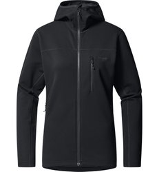 Haglöfs Rosson Mid Hood W – Hanorac strat intermediar - Negru True Black