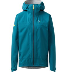 Haglöfs L.I.M Airak 2,5L Jacket W – Geacă impermeabilă ultraușoară 2,5 straturi - Albastru Deep Teal