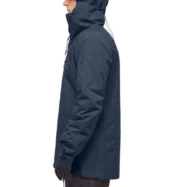 Haglöfs Latnja GTX Insulated Jacket – Geacă de schi izolată GORE-TEX - Albastru închis Tarn Blue