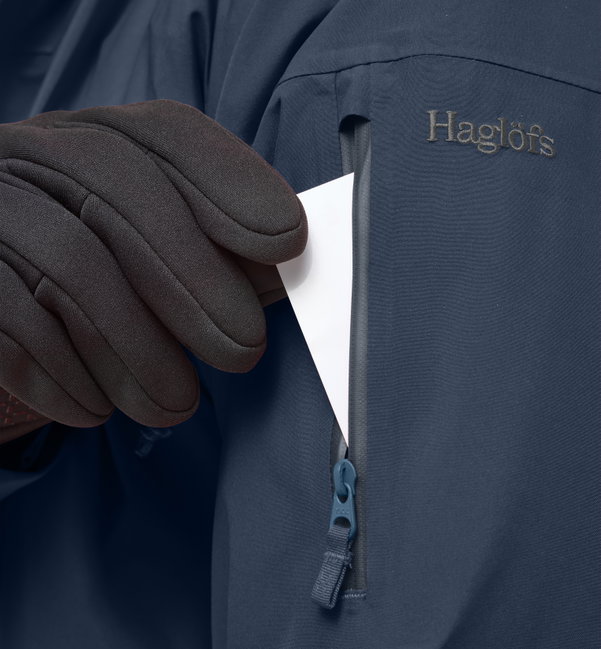 Haglöfs Latnja GTX Insulated Jacket – Geacă de schi izolată GORE-TEX - Albastru închis Tarn Blue