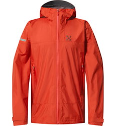 Haglöfs L.I.M Airak 2,5L Jacket – Geacă impermeabilă ultraușoară 2,5 straturi - Roșu Habanero