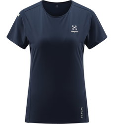 Haglöfs L.I.M Tech Tee W – Tricou tehnic ultraușor - Albastru închis Tarn Blue